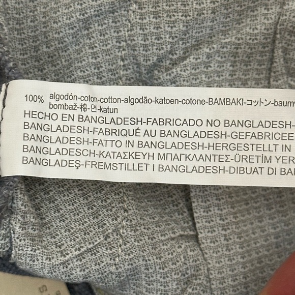 Zara Boys Youth 11/12 Large Shorts Chino Khakis Navy Blue Adjustable Stretch NWT - Picture 12 of 12